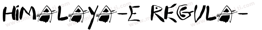 Himalaya-E Regula字体转换